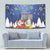Merry Chrismukkah Tapestry Hanukkah Memorah Mix Poinsettia - Wonder Print Shop