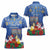 Personalised Merry Chrismukkah Women Polo Shirt Hanukkah Memorah Mix Poinsettia - Wonder Print Shop