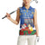 Personalised Merry Chrismukkah Women Sleeveless Polo Shirt Hanukkah Memorah Mix Poinsettia - Wonder Print Shop