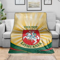 Personalised Lithuania Independence Day Blanket Coat Of Arms Proud