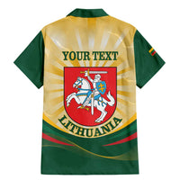 Personalised Lithuania Independence Day Family Matching Mermaid Dress and Hawaiian Shirt Coat Of Arms Proud - Wonder Print Shop