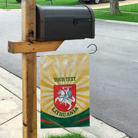 Personalised Lithuania Independence Day Garden Flag Coat Of Arms Proud - Wonder Print Shop