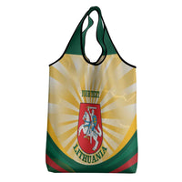 Personalised Lithuania Independence Day Grocery Bag Coat Of Arms Proud