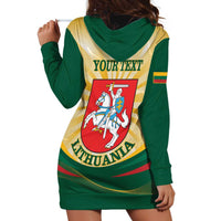 Personalised Lithuania Independence Day Hoodie Dress Coat Of Arms Proud - Wonder Print Shop
