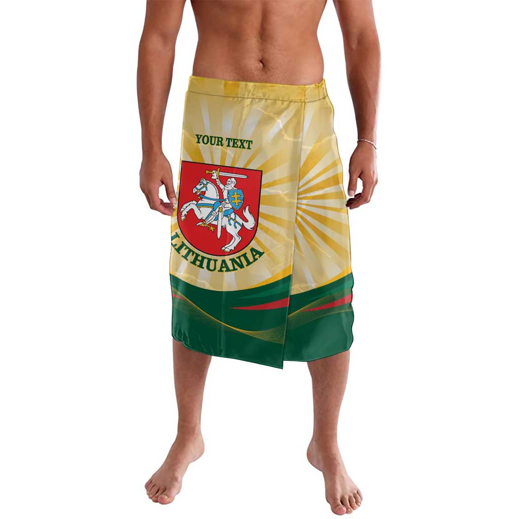 Personalised Lithuania Independence Day Lavalava Coat Of Arms Proud - Wonder Print Shop