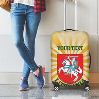 Personalised Lithuania Independence Day Luggage Cover Coat Of Arms Proud - Wonder Print Shop