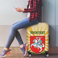 Personalised Lithuania Independence Day Luggage Cover Coat Of Arms Proud - Wonder Print Shop