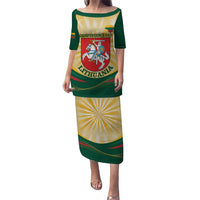 Personalised Lithuania Independence Day Puletasi Coat Of Arms Proud - Wonder Print Shop