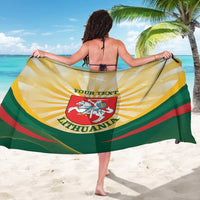 Personalised Lithuania Independence Day Sarong Coat Of Arms Proud - Wonder Print Shop
