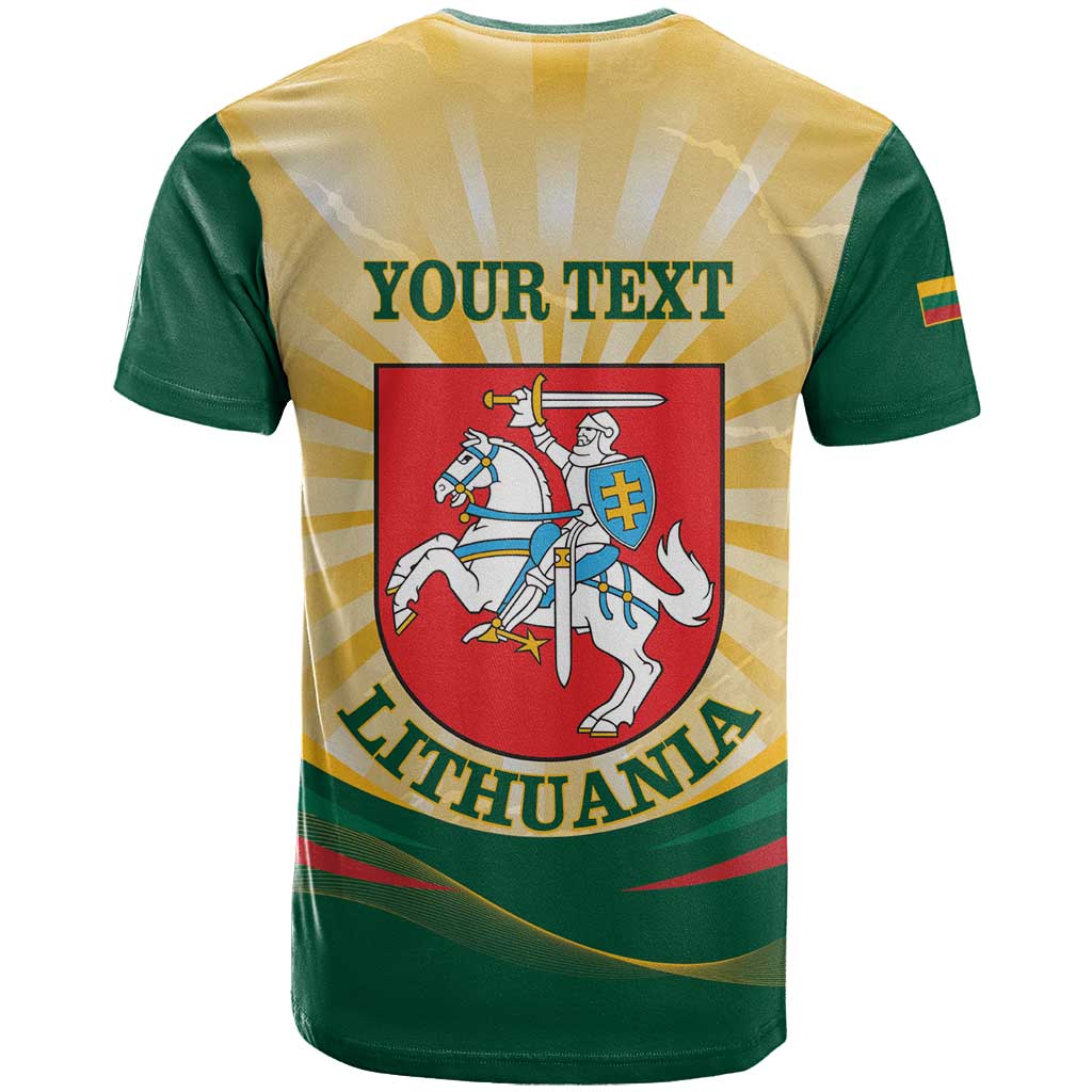 Personalised Lithuania Independence Day T Shirt Coat Of Arms Proud - Wonder Print Shop