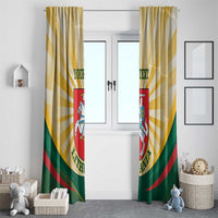 Personalised Lithuania Independence Day Window Curtain Coat Of Arms Proud - Wonder Print Shop