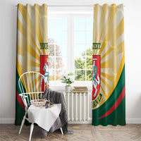 Personalised Lithuania Independence Day Window Curtain Coat Of Arms Proud - Wonder Print Shop