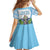 Proud To Be Saint Lucia 758 Kid Short Sleeve Dress Pitons With Map - Wonder Print Shop