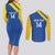 Custom Saint Lucia Football Couples Matching Long Sleeve Bodycon Dress and Long Sleeve Button Shirt 2025 Go Champions - Wonder Print Shop