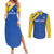Custom Saint Lucia Football Couples Matching Summer Maxi Dress and Long Sleeve Button Shirt 2025 Go Champions - Wonder Print Shop