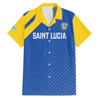 Custom Saint Lucia Football Family Matching Mermaid Dress and Hawaiian Shirt 2025 Go Champions - Wonder Print Shop