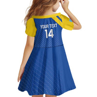 Custom Saint Lucia Football Family Matching Off Shoulder Short Dress and Hawaiian Shirt 2025 Go Champions - Wonder Print Shop