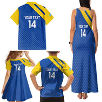 Custom Saint Lucia Football Family Matching Tank Maxi Dress and Hawaiian Shirt 2025 Go Champions - Wonder Print Shop