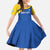 Custom Saint Lucia Football Kid Short Sleeve Dress 2025 Go Champions - Wonder Print Shop