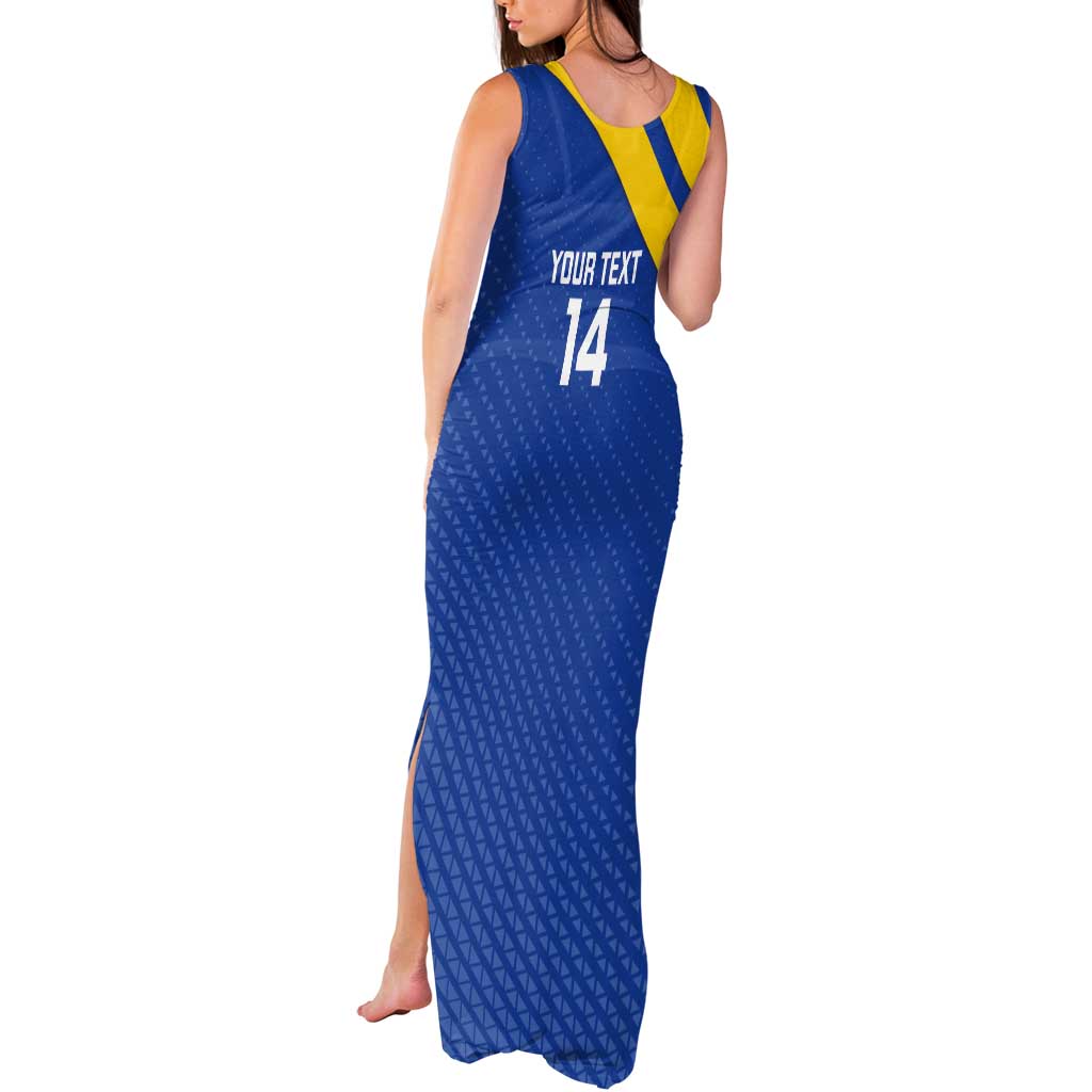 Custom Saint Lucia Football Tank Maxi Dress 2025 Go Champions - Wonder Print Shop