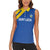 Custom Saint Lucia Football Women Sleeveless Polo Shirt 2025 Go Champions - Wonder Print Shop