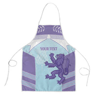 Scotland Football Custom Apron 2026 Come On Scottish Dragon Thistle Cyan - Wonder Print Shop