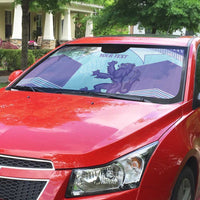 Scotland Football Custom Auto Sun Shade 2026 Come On Scottish Dragon Thistle Cyan - Wonder Print Shop