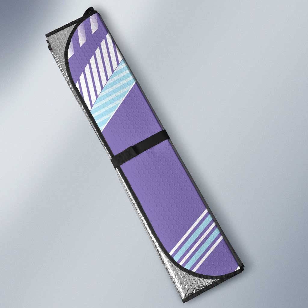 Scotland Football Custom Auto Sun Shade 2026 Come On Scottish Dragon Thistle Cyan - Wonder Print Shop