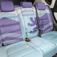 Scotland Football Custom Back Car Seat Cover 2026 Come On Scottish Dragon Thistle Cyan - Wonder Print Shop