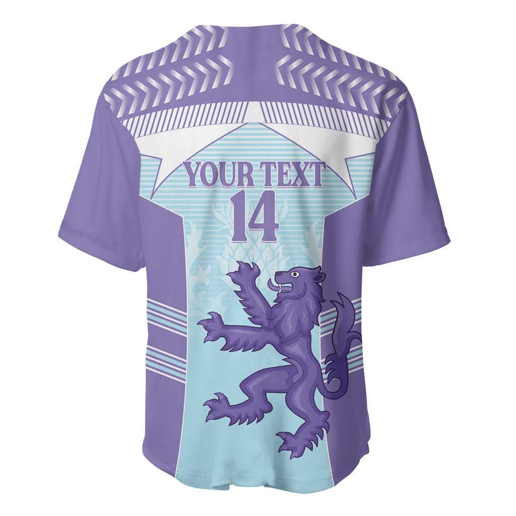 Scotland Football Custom Baseball Jersey 2026 Come On Scottish Dragon Thistle Cyan - Wonder Print Shop