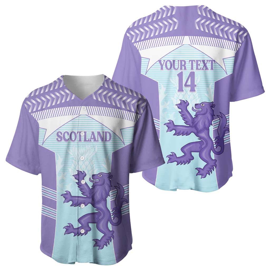 Scotland Football Custom Baseball Jersey 2026 Come On Scottish Dragon Thistle Cyan - Wonder Print Shop