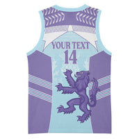 Scotland Football Custom Basketball Jersey 2026 Come On Scottish Dragon Thistle Cyan - Wonder Print Shop