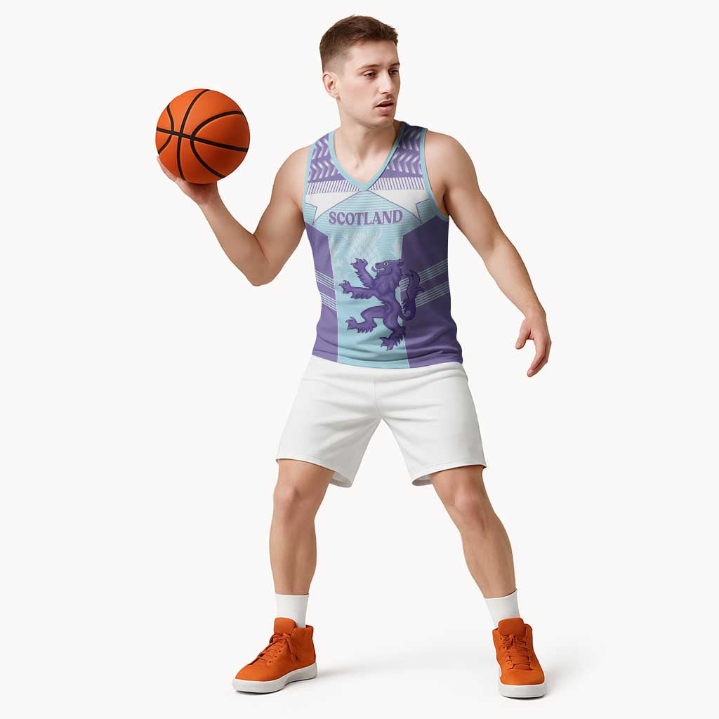 Scotland Football Custom Basketball Jersey 2026 Come On Scottish Dragon Thistle Cyan - Wonder Print Shop