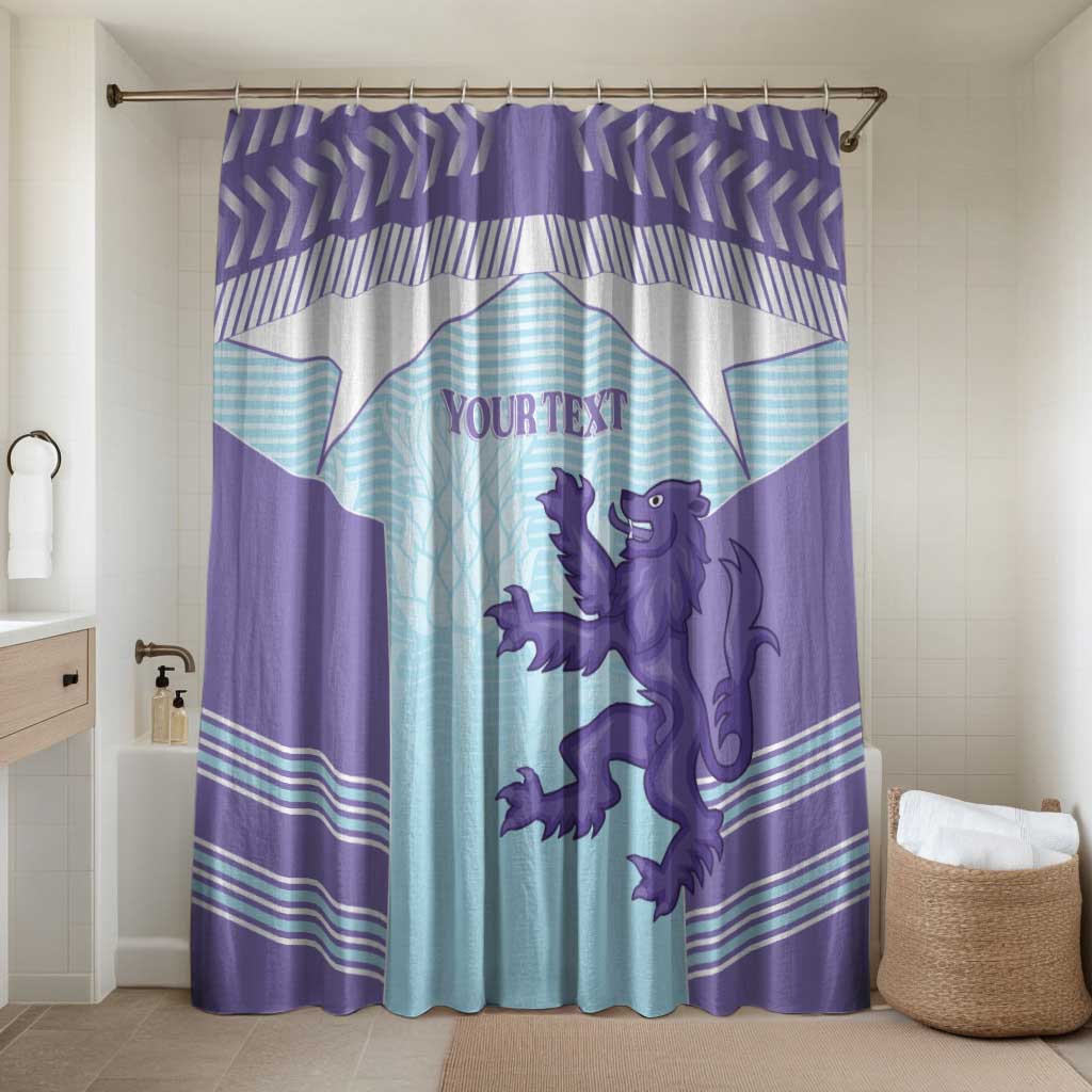 Scotland Football Custom Bathroom Set 2026 Come On Scottish Dragon Thistle Cyan - Wonder Print Shop