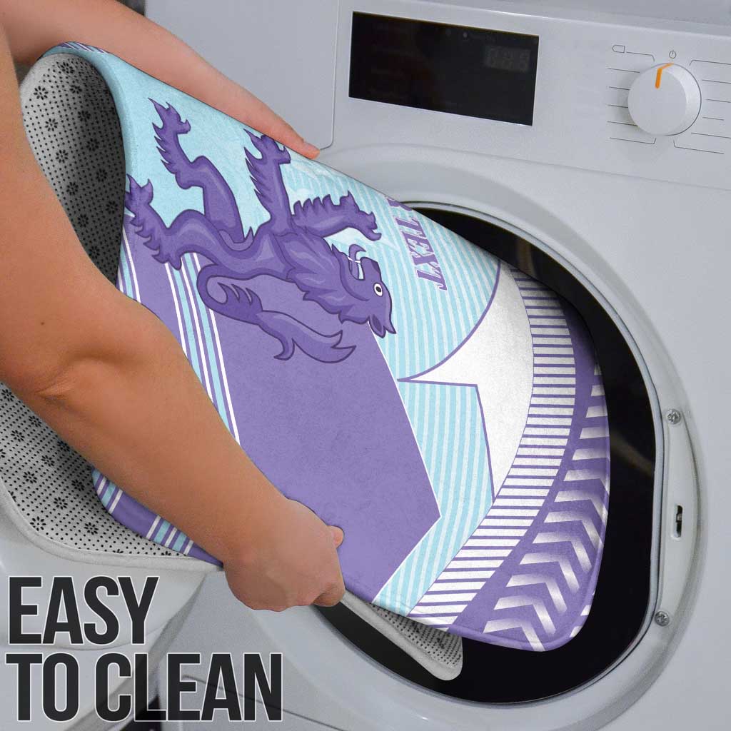 Scotland Football Custom Bathroom Set 2026 Come On Scottish Dragon Thistle Cyan - Wonder Print Shop
