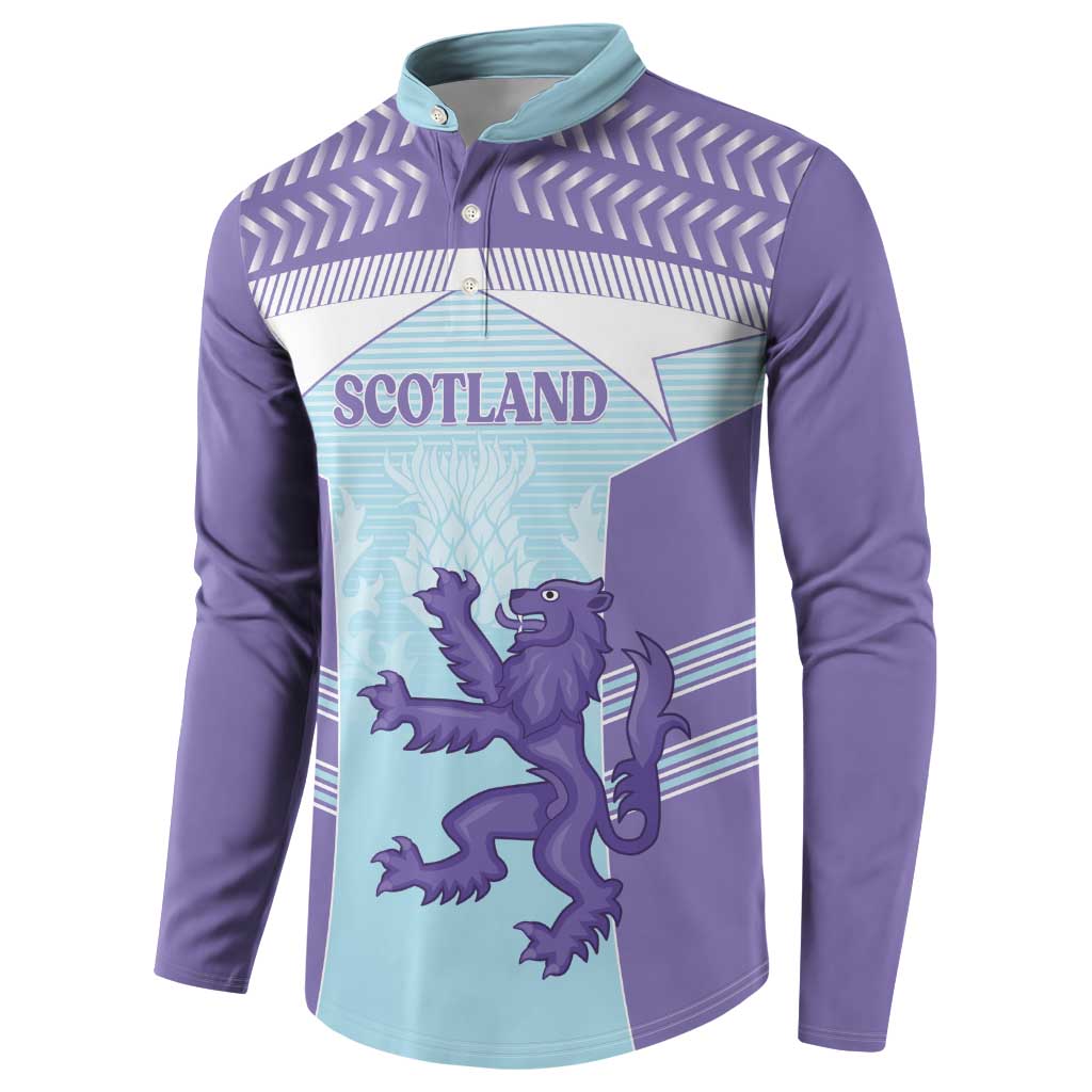 Scotland Football Custom Button Sweatshirt 2026 Come On Scottish Dragon Thistle Cyan - Wonder Print Shop