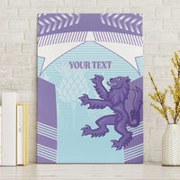 Scotland Football Custom Canvas Wall Art 2026 Come On Scottish Dragon Thistle Cyan - Wonder Print Shop
