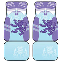 Scotland Football Custom Car Mats 2026 Come On Scottish Dragon Thistle Cyan - Wonder Print Shop
