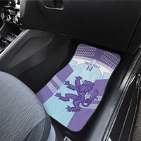 Scotland Football Custom Car Mats 2026 Come On Scottish Dragon Thistle Cyan - Wonder Print Shop