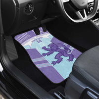 Scotland Football Custom Car Mats 2026 Come On Scottish Dragon Thistle Cyan - Wonder Print Shop