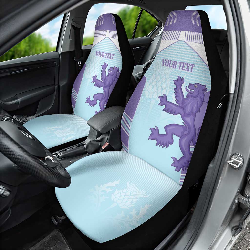 Scotland Football Custom Car Seat Cover 2026 Come On Scottish Dragon Thistle Cyan - Wonder Print Shop