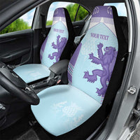 Scotland Football Custom Car Seat Cover 2026 Come On Scottish Dragon Thistle Cyan - Wonder Print Shop