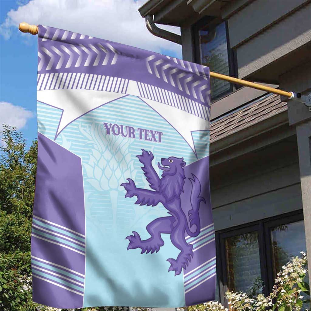 Scotland Football Custom Garden Flag 2026 Come On Scottish Dragon Thistle Cyan - Wonder Print Shop