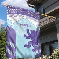 Scotland Football Custom Garden Flag 2026 Come On Scottish Dragon Thistle Cyan - Wonder Print Shop
