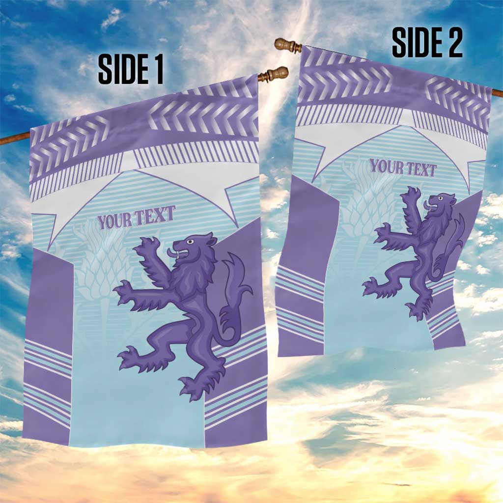 Scotland Football Custom Garden Flag 2026 Come On Scottish Dragon Thistle Cyan - Wonder Print Shop
