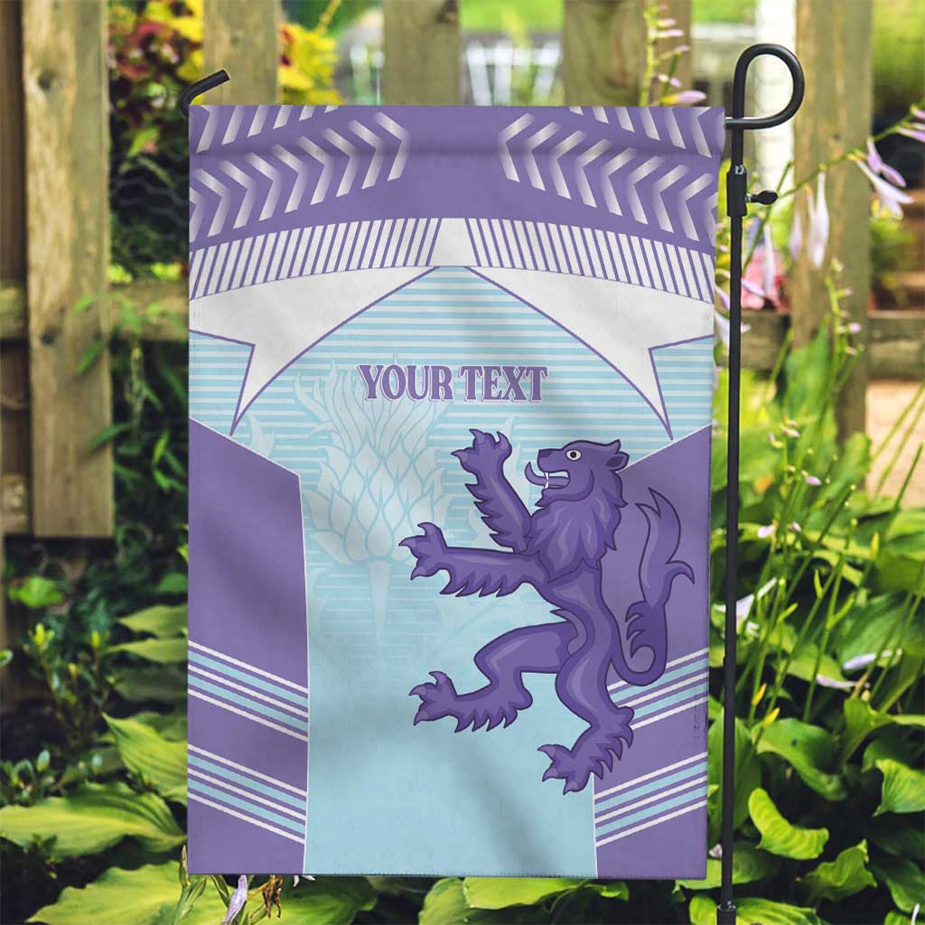 Scotland Football Custom Garden Flag 2026 Come On Scottish Dragon Thistle Cyan - Wonder Print Shop