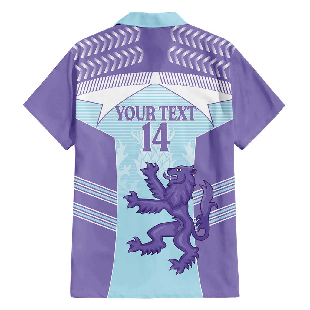 Scotland Football Custom Hawaiian Shirt 2026 Come On Scottish Dragon Thistle Cyan - Wonder Print Shop