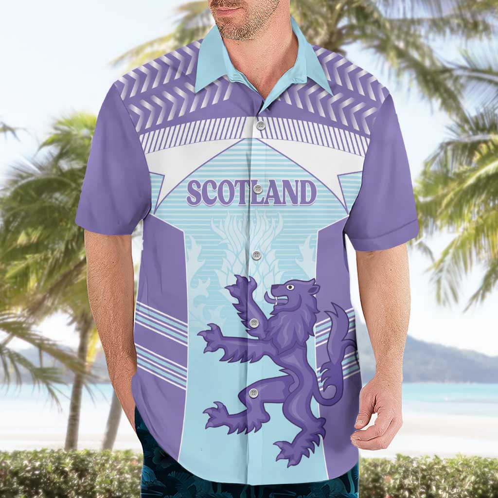 Scotland Football Custom Hawaiian Shirt 2026 Come On Scottish Dragon Thistle Cyan - Wonder Print Shop