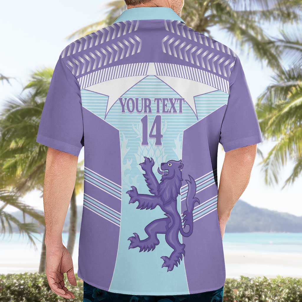Scotland Football Custom Hawaiian Shirt 2026 Come On Scottish Dragon Thistle Cyan - Wonder Print Shop