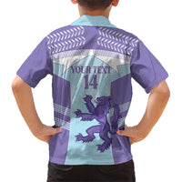 Scotland Football Custom Hawaiian Shirt 2026 Come On Scottish Dragon Thistle Cyan - Wonder Print Shop